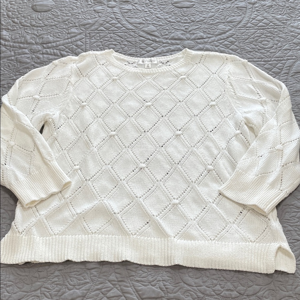*3 for $10* Daily Thread open weave Sweater L